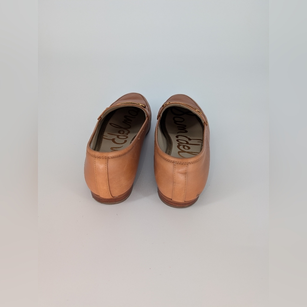 Sam Edelman Luce Horsebit Loafer Flats | Size 9.5 | Tan Cognac Leather - Picture 8 of 16